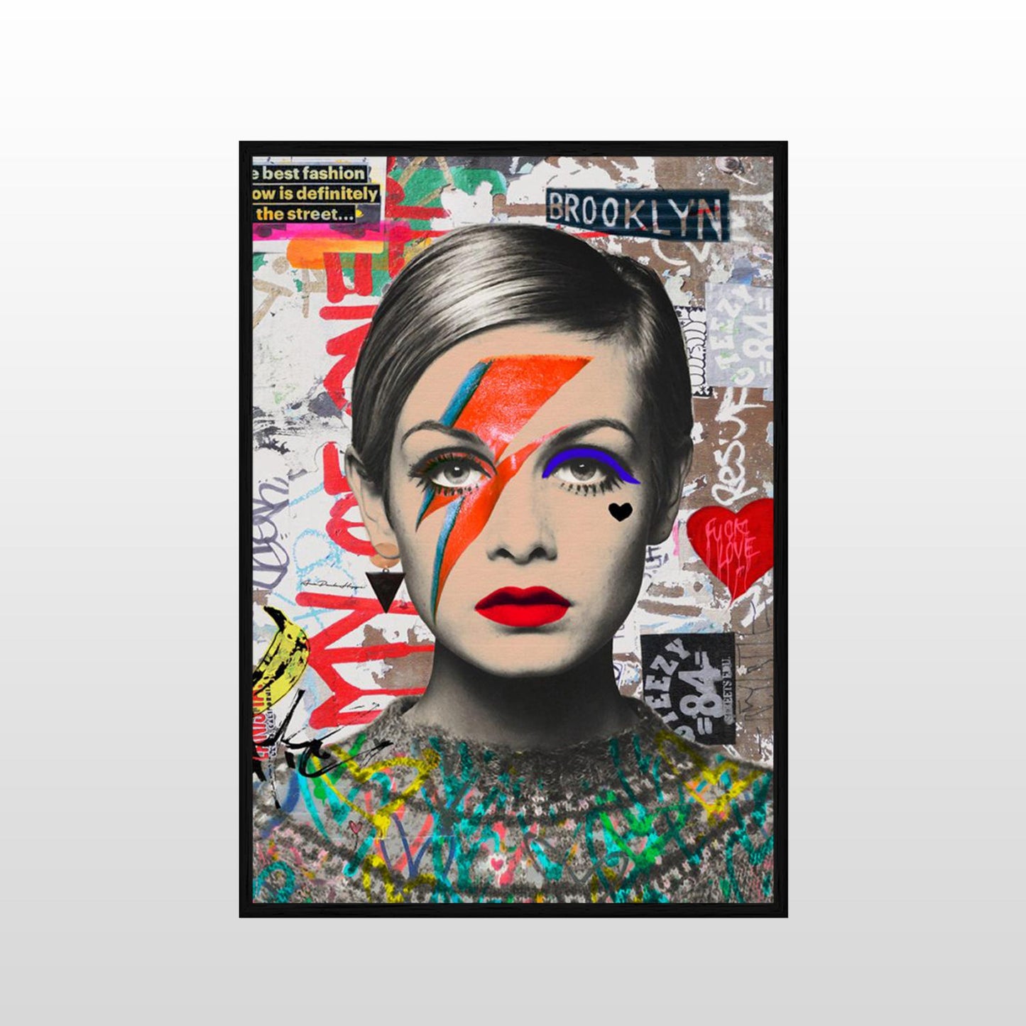 Twiggy Street Art
