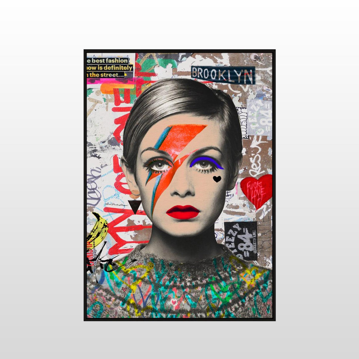 Twiggy Street Art